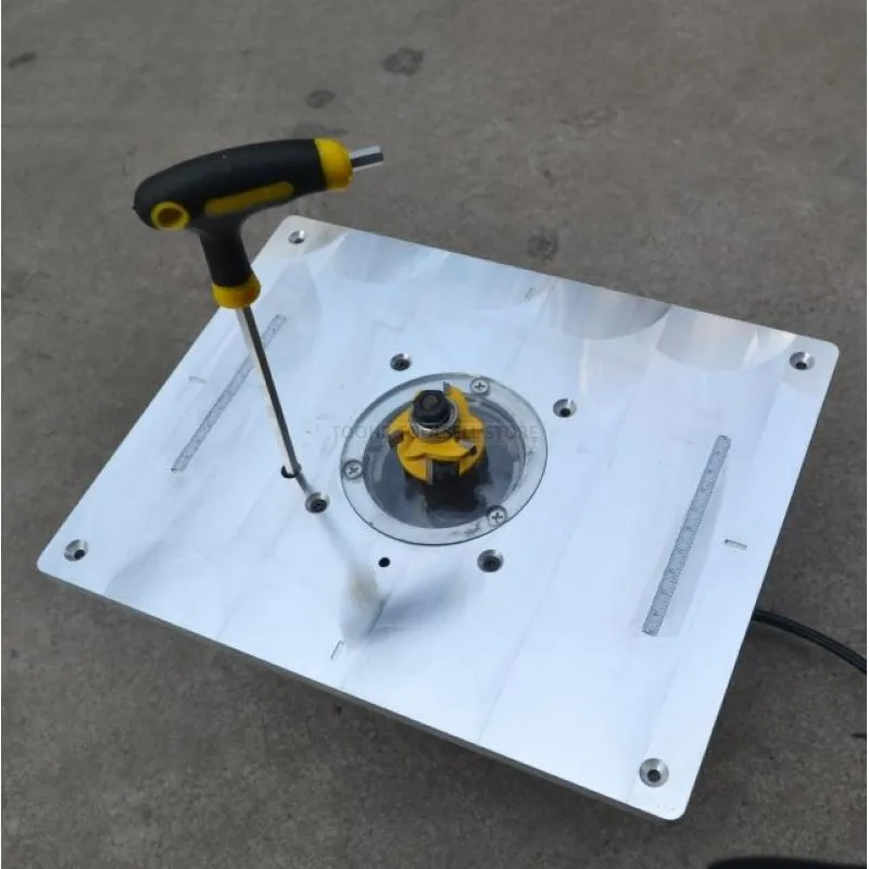 

Plate Trimming machine Plate Plate DIY Flip Table Woodworking Router engraving Router Benches Table Aluminum machine Insert