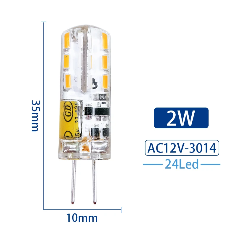ตัวเลือกสินค้า 1-8Pcs G4 หลอดไฟ LED 2W 3W 4W 5W 7W 9W AC DC12V 220V ข้าวโพดโคมไฟ SMD2835 Spotlight โคมไฟระย้าเปลี่ยนหลอดฮาโลเจน