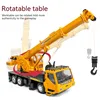 Simulation Rc Crane Truck 1:24 Transportation Engineering Vehicle Oversize Simulate Car Boy Model Outdoor Toy Gift Construction 2