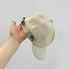 Adjustable Strap Kids Baby Hat Suede Multipurpose Leather Label Casual Baseball Hat Children's Hats Caps 3