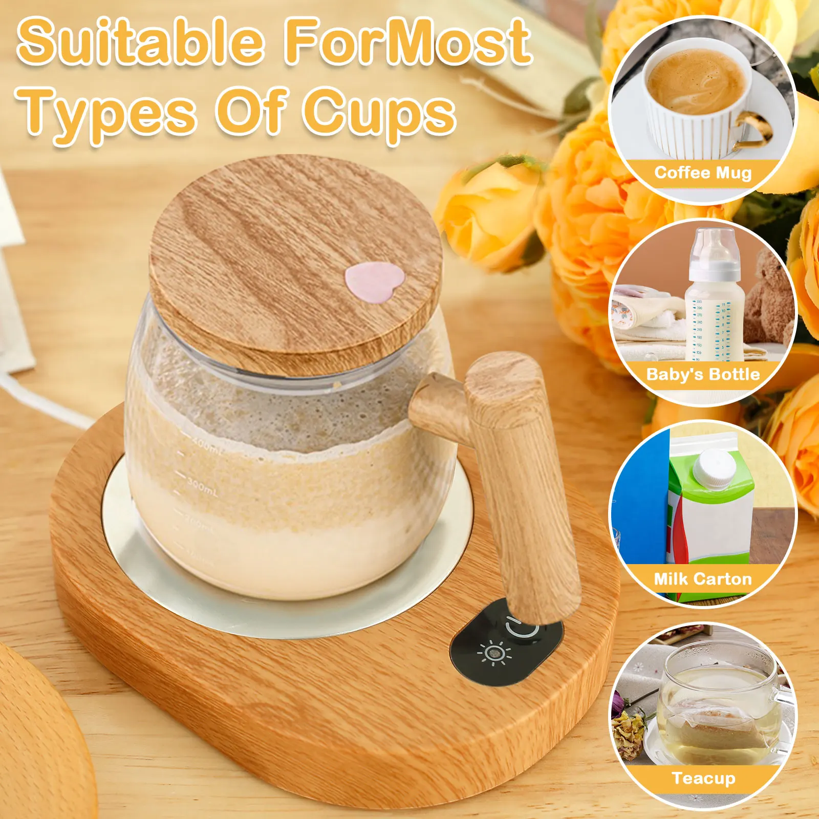 USB-Powered Coffee Mug Warmer & Coaster