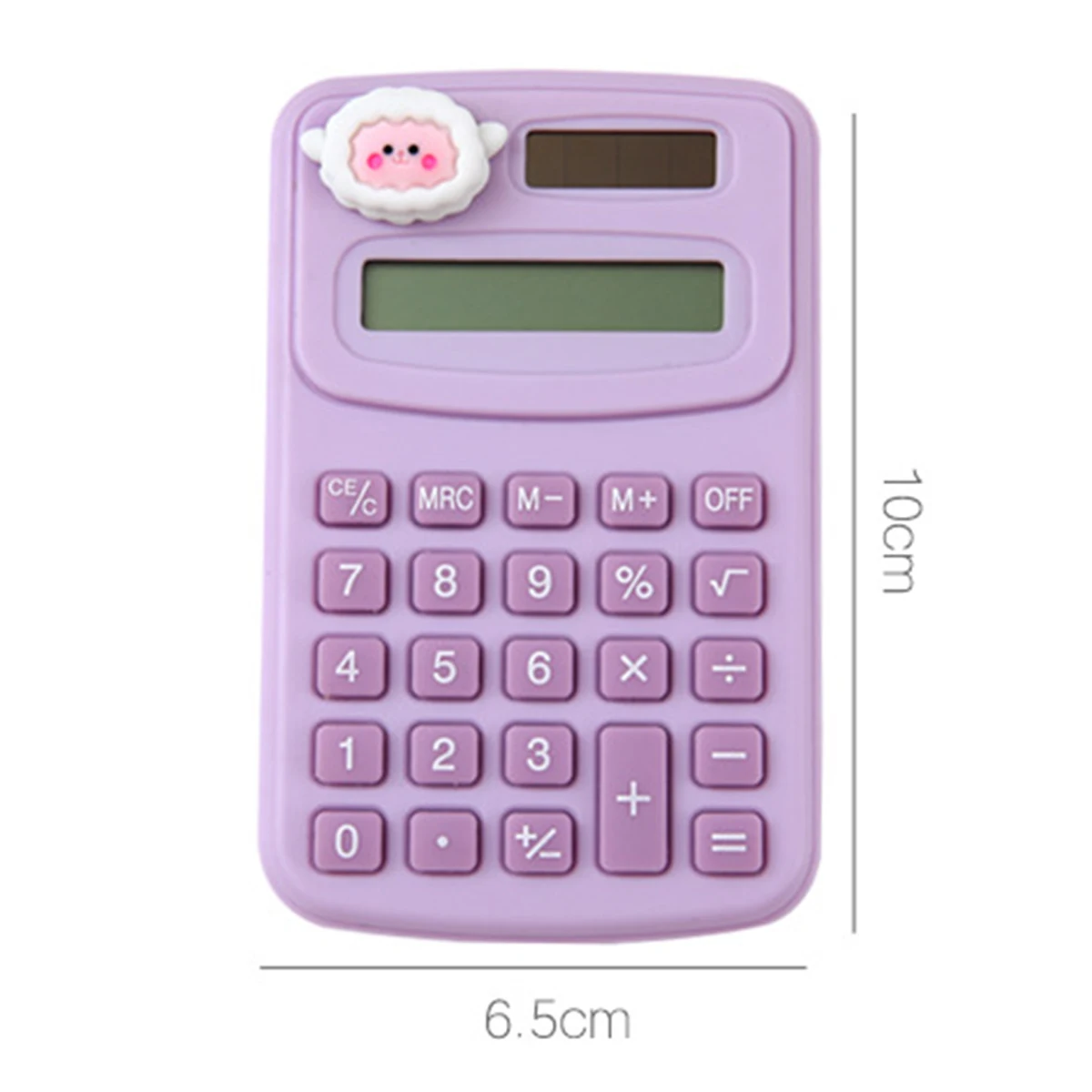 Compact Cartoon Calculator for Students and Office Supplies
