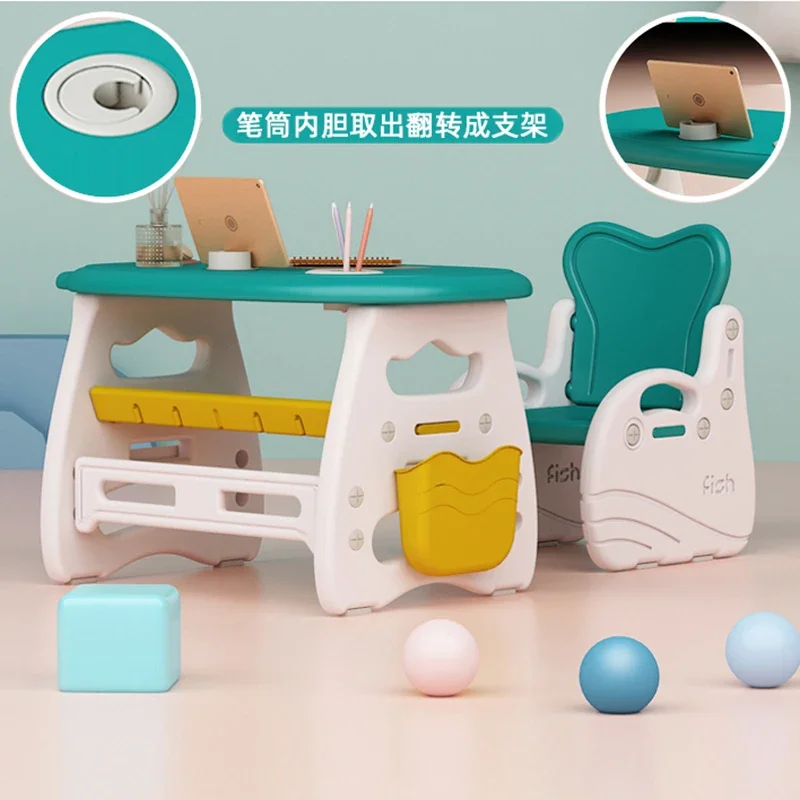 Children Study Desk Children's Child Room Furniture Table Chair Set School Tables Kids Supplies Childrens Classroom Small