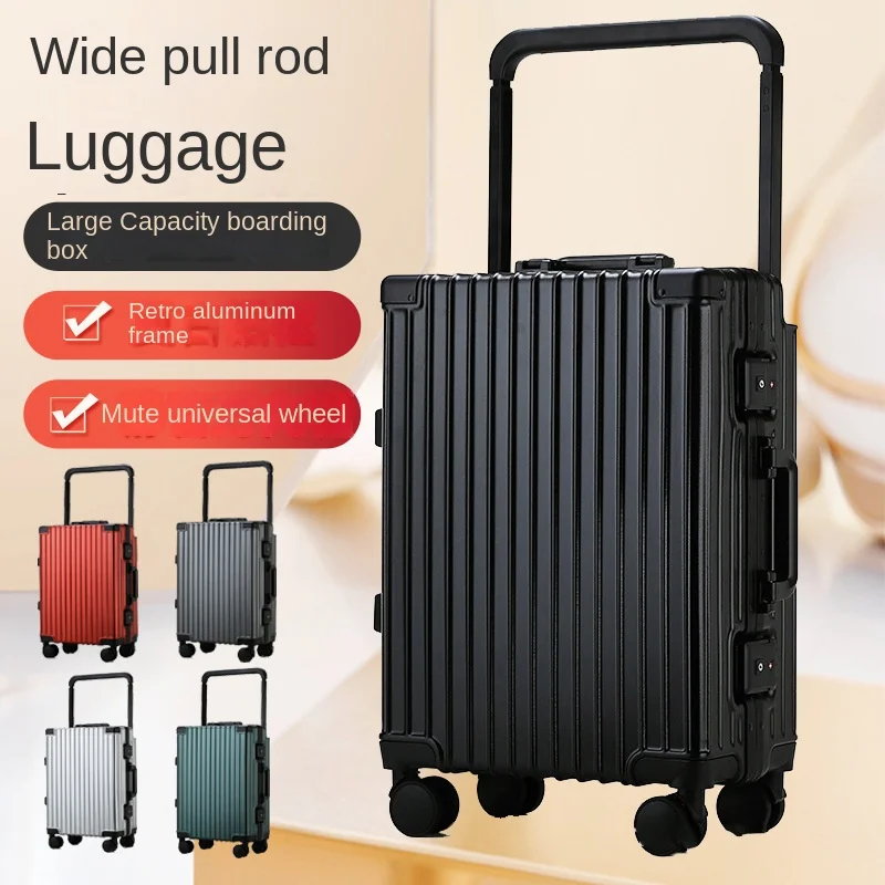 20 inch carrier suitcase maletas viaje Aluminum Frame Wide tension rod permitted to both men and women carrier travel bag
