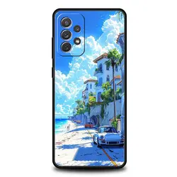 Summer Beach Sunset Design Phone Case - Samsung A03S (A1)