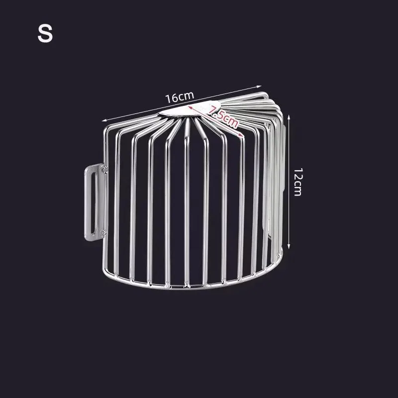 Stainless Steel Side Drain Cover Corner Drainage Grille Filter Screen Anti blocking Anti Mouse Rooftop Balcony Floor Drain Cover