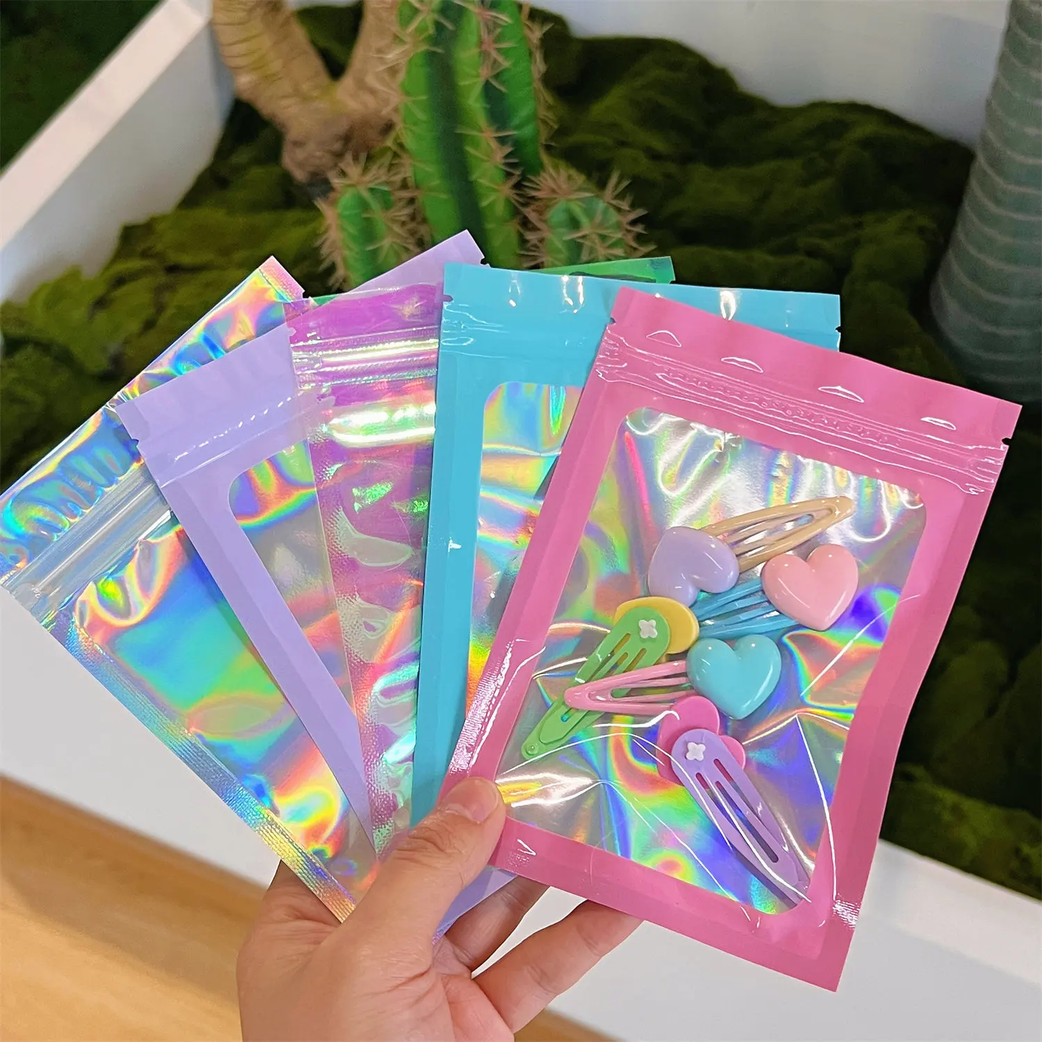 5/10pcs Packaging Pouch Bag Aluminum Foil Polyester Film