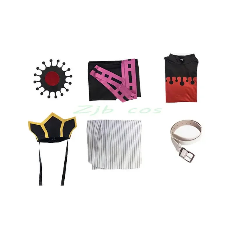 Douma Cosplay Anime Costume Juuni Kitsuki Cosplay Halloween Men Women Suit Hat Wig cosplay jumpsuit superhero cosplay costume