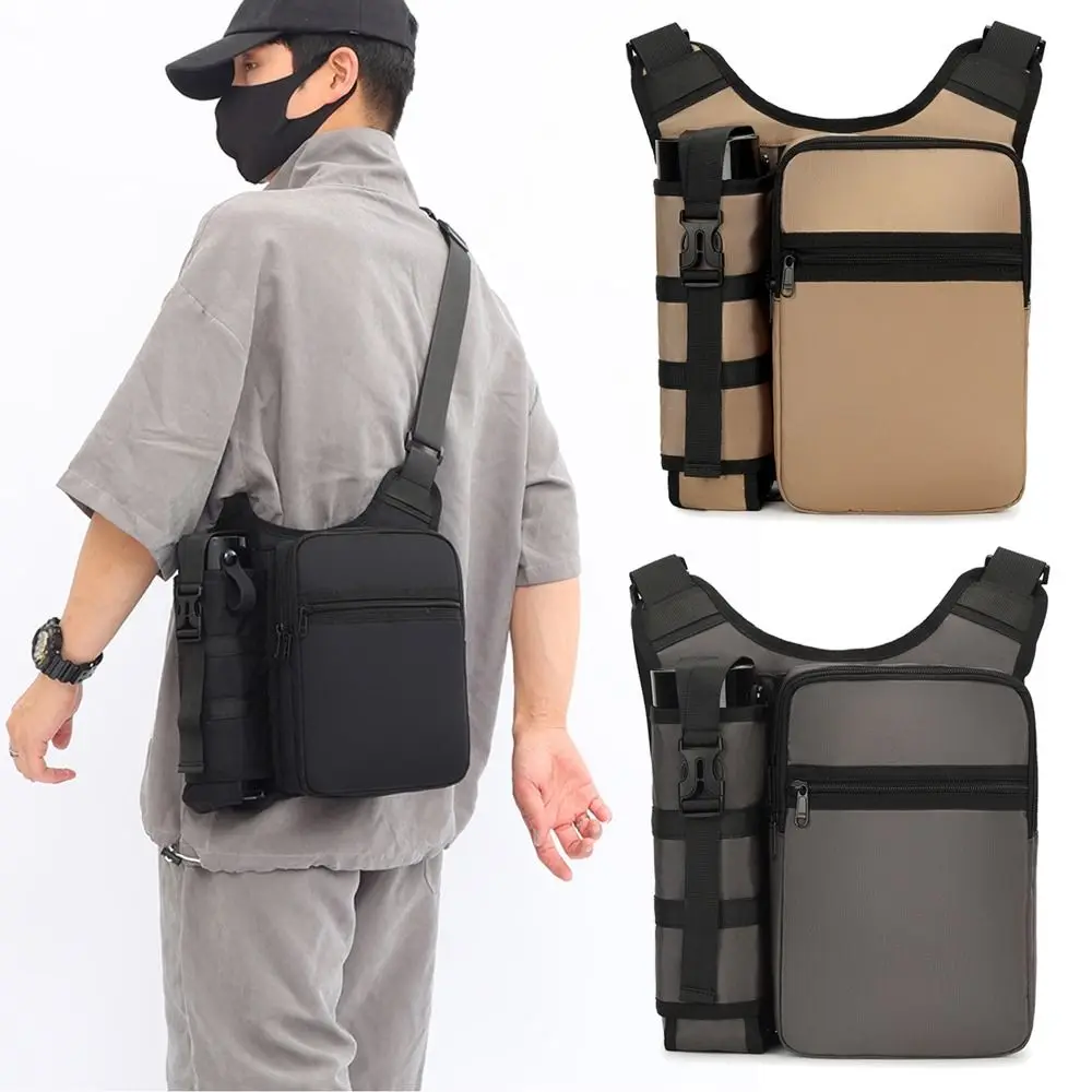 

Breathable Travel Shoulder Bag Trend Waterproof Oxford Cloth Messenger Bag Wear Resistant Sports Phone Bag Outdoor