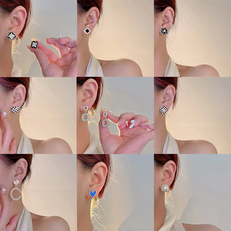 Jewelry for Women Trendy Fashion Ear Clips Luxurious Versatile Cute Earrings Elegant Clip Earrings