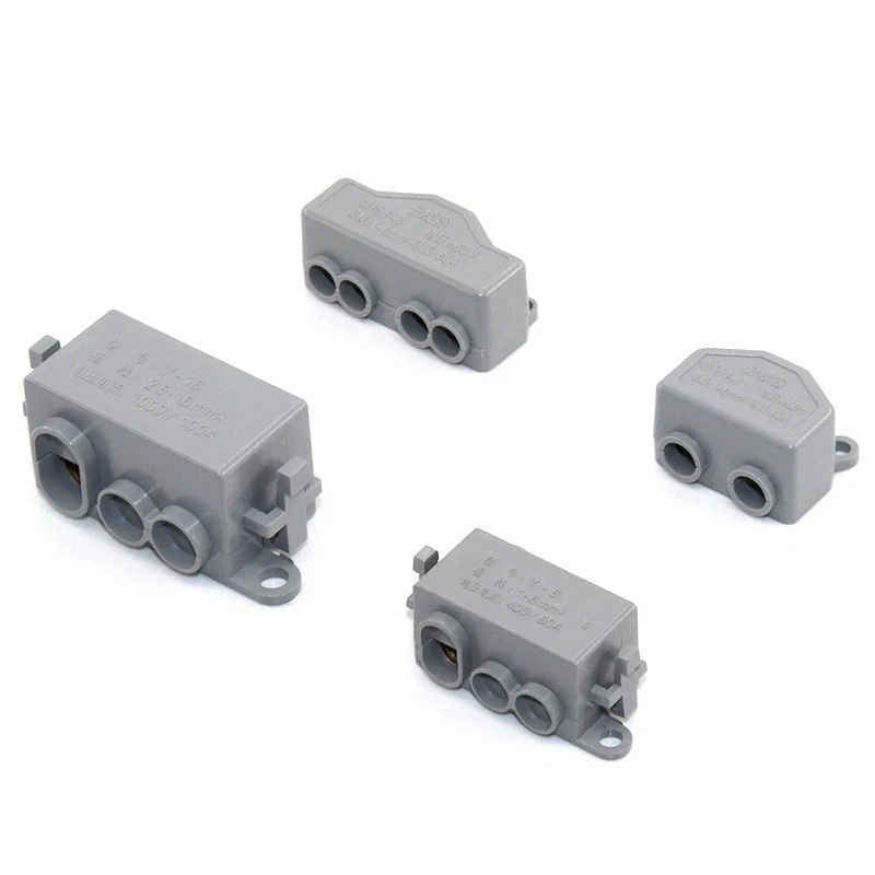 1/5 PCS 32/60/80/100/120A 400V Square Quick Connection Electrical Terminals for Cable Square Terminal Cable Connector