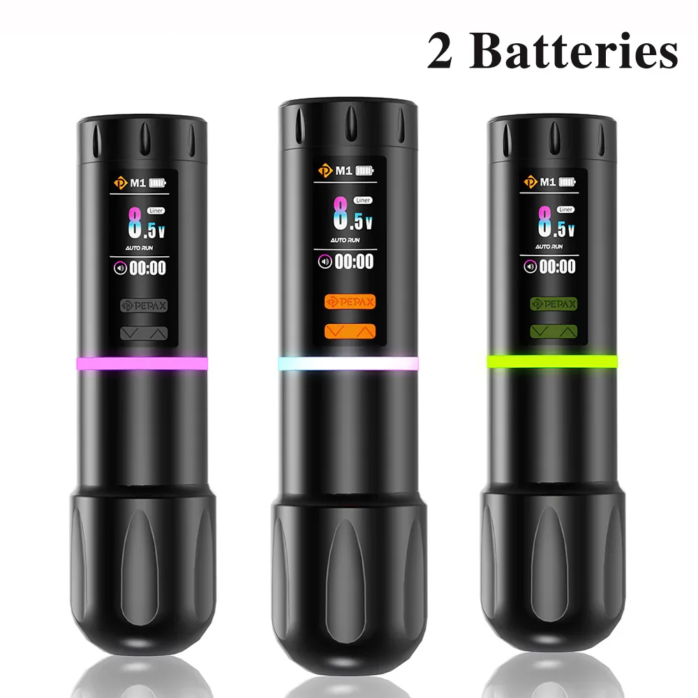 PEPAX Leve H3 Wireless Tattoo Machine Colorful LED screen