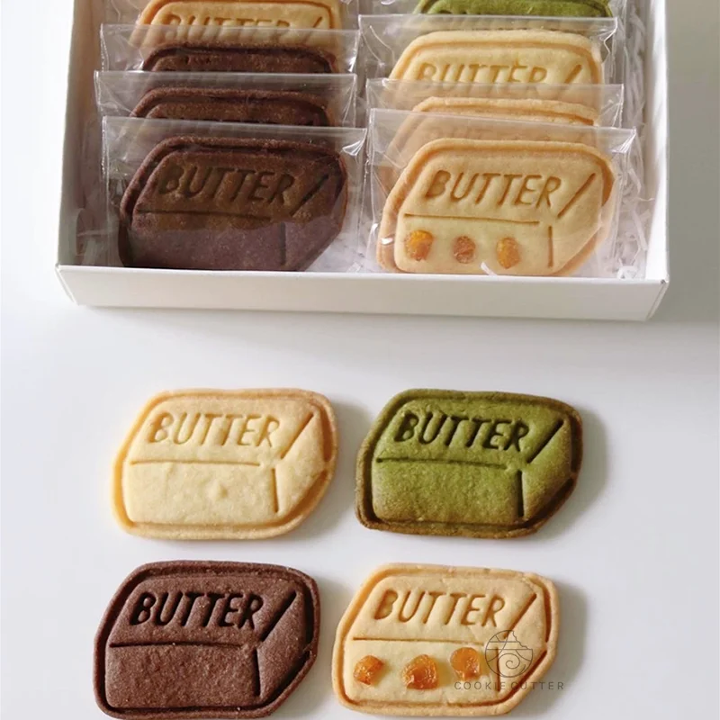Cookie Cutter Butter Square Brick Shape Cookie Cutter Biscuit Mold Bakeware Baking Food Garde Plastic Biscuit Fondant Cutter Kitchen Tools