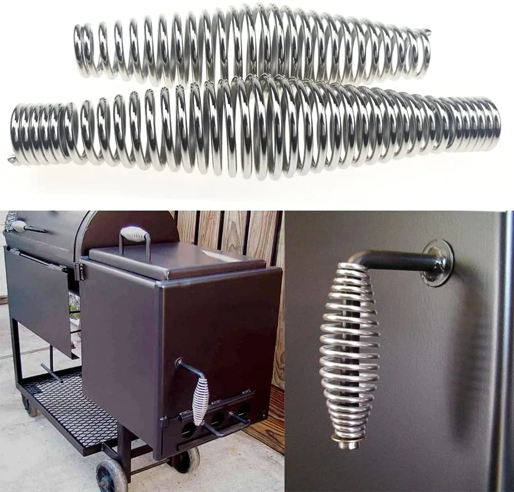 Pit Grill Steel Handle Spring Bbq Smoker Spring Handle Bbq Stove