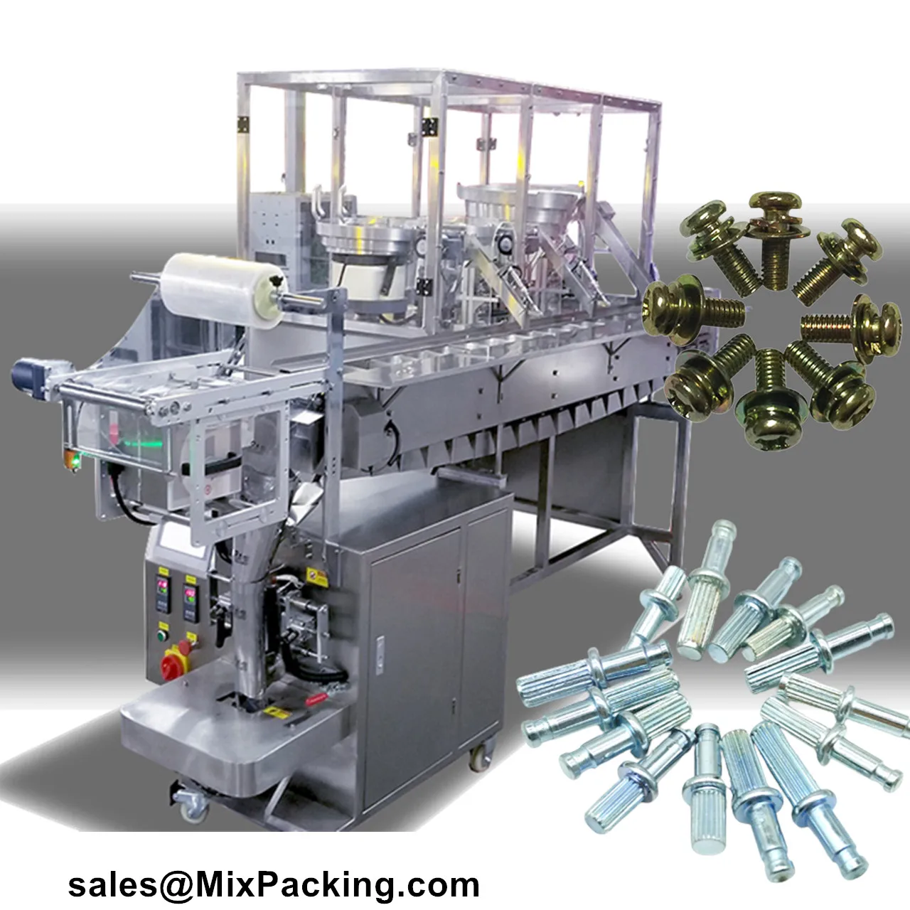 Nut Bolt Screw Camphor Hardware Vibration Plate Counting Packing Machine