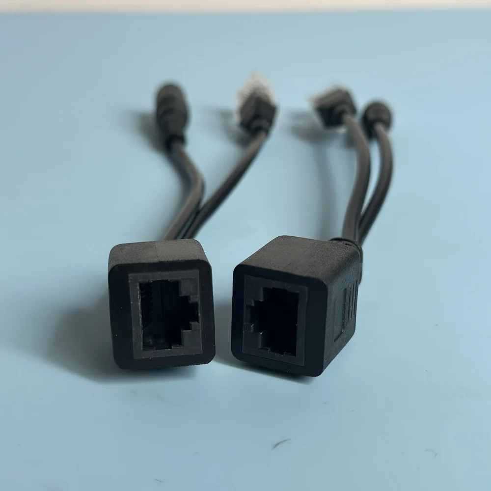 12-48v POE 케이블 이더넷 어댑터 케이블을 통한 수동 전원 공급 POE 분배기 IP 카메라용 RJ45 인젝터 전원 공급 장치 모듈