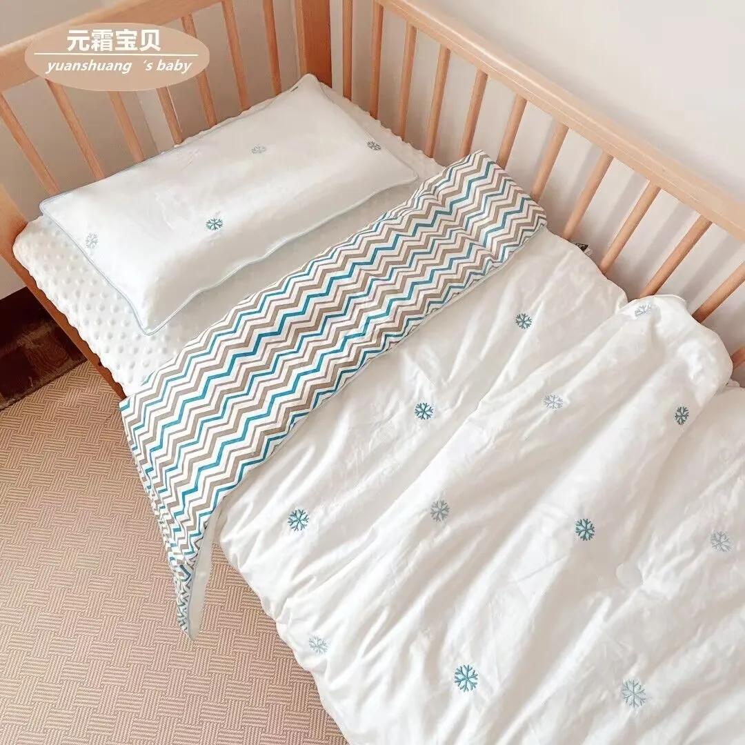 Class a Pure Cotton Embroidered Baby Quilt Newborn Baby Kindergarten Summer Cool Quilt All Year Round Breathable