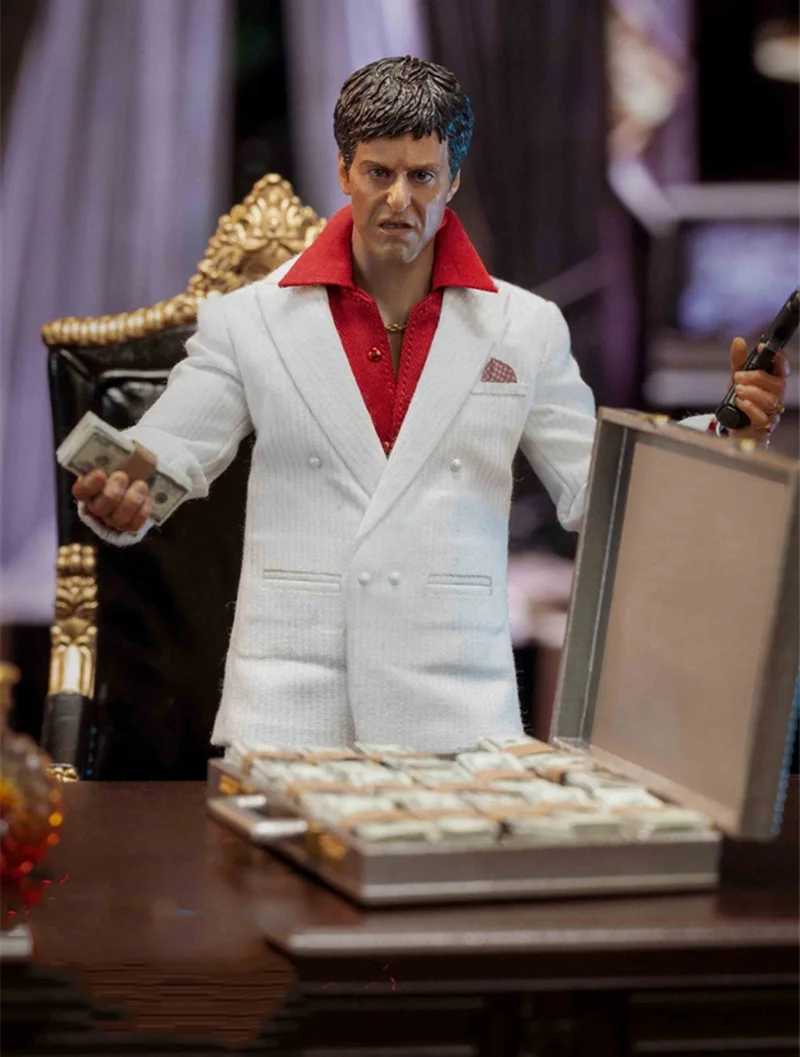 In Stock Shark Toys 002 1/12 Scarface Tony Montana Al Pacino