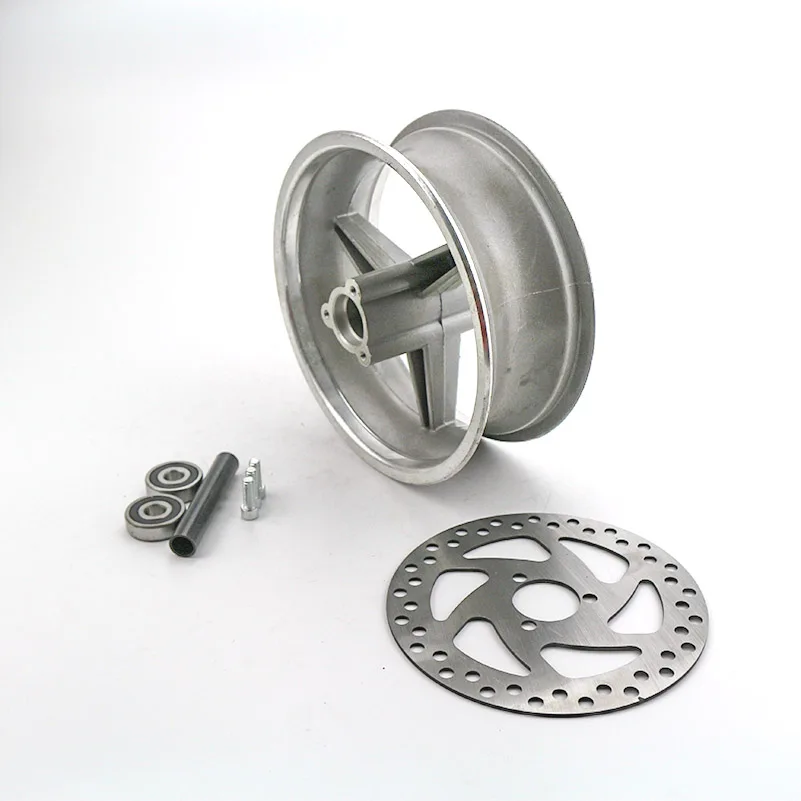 Alloy Rim Set with Front and Rear Wheels for Mini Bikes and E-Scooters