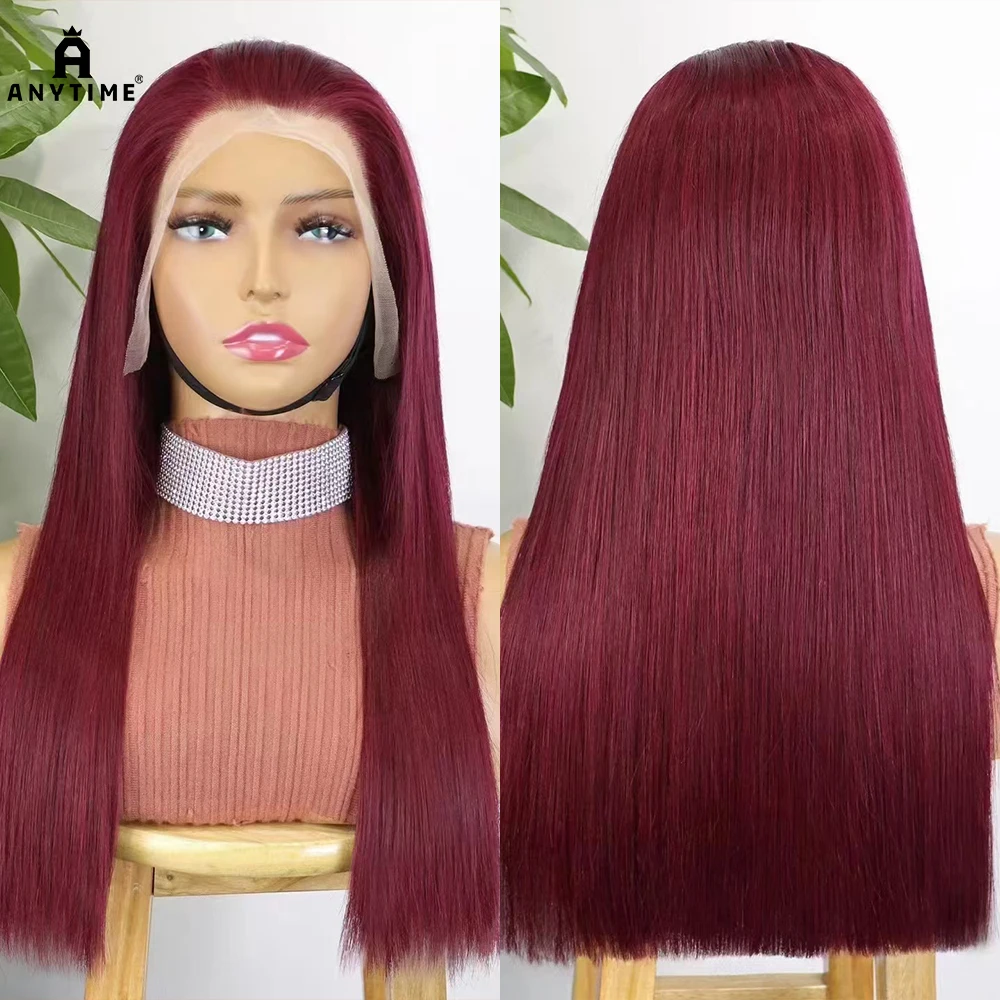 Double Drawn 13x4 Transparent Lace Front Human Hair Wig 12A Hair 350% Density Straight Human Hair Wig Frontal Wigs for Women