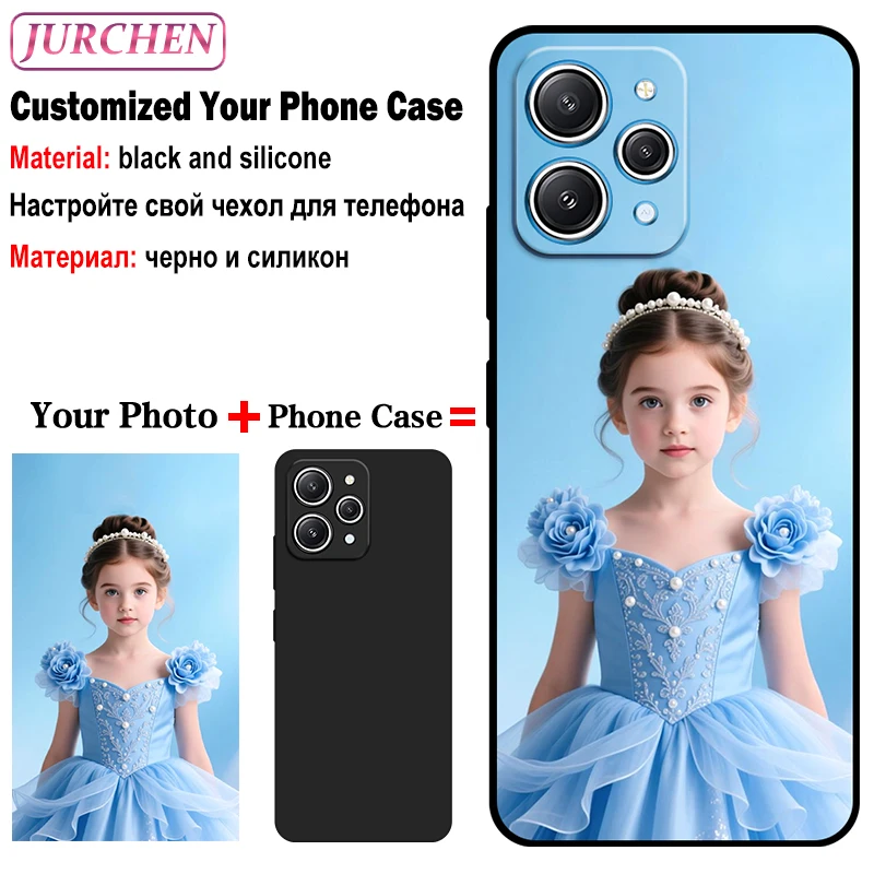 JURCHEN Personalized TPU Silicone Image Phone Case