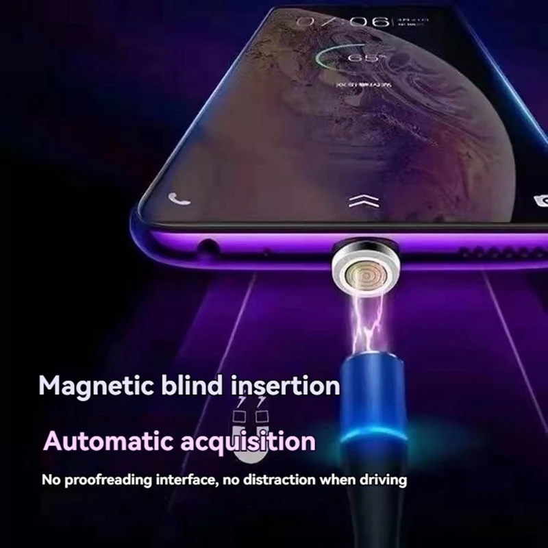 7Pin Type C Magnetic Plug Tips Fast Charging Cable Adapter For Magnetic Charger 360&deg; Degree Rotation Connector