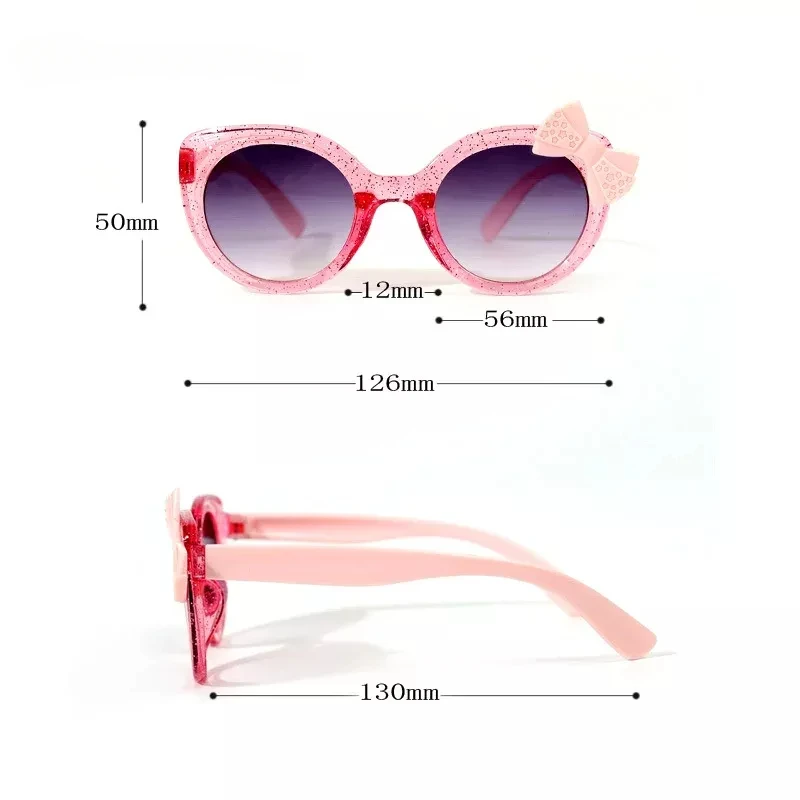 Children Sunglasses Kids Sunglasses Bowknot Lovely Cat Eye Children Sunglasses Personality Sun Glasses Kids Cute Baby Eyewear Trend Girls Boy Eyeglasses