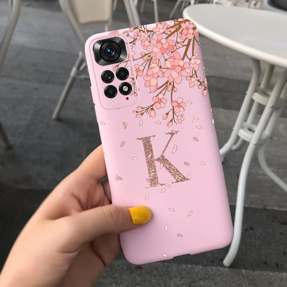 Stylish Letters Matte Phone Case with Protective Bumper