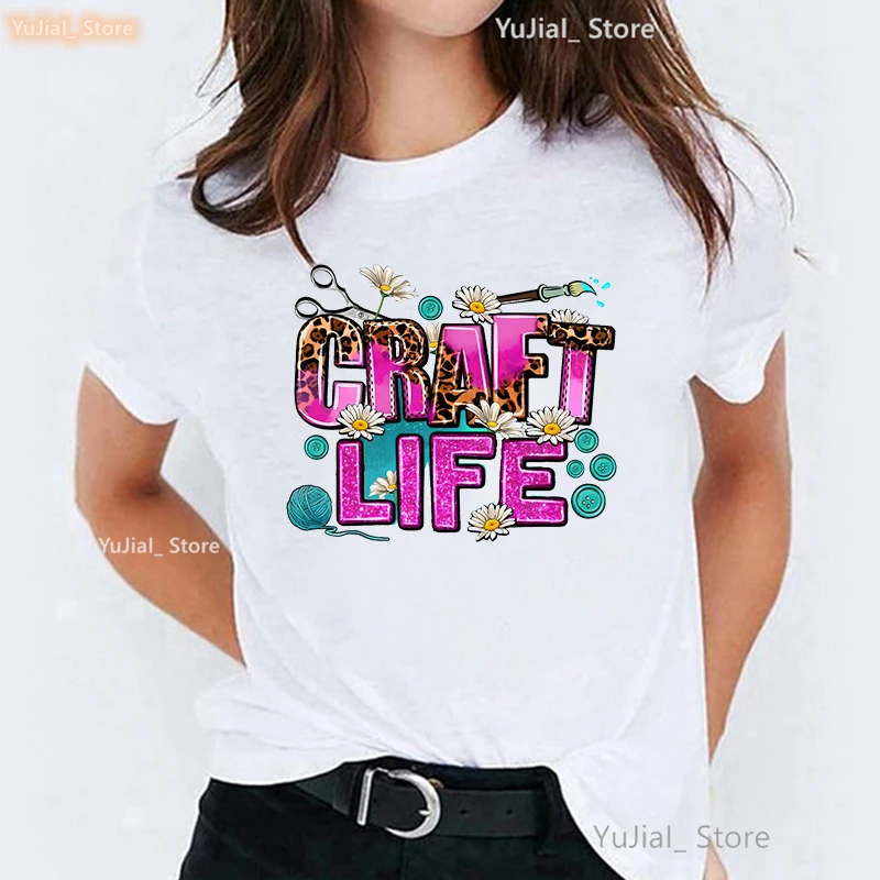 Aquarell Glaube Über Angst Brief Gedruckt T Shirt Mädchen Leopard Mode T-shirt Frauen Sommer Kurzarm T-Shirt Weibliche – Detail 9