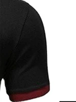 Polo à manches courtes pour hommes, couleur unie, col T-Shirt, confortable, respirant, mode, ajustement basique pour le printemps/été 3