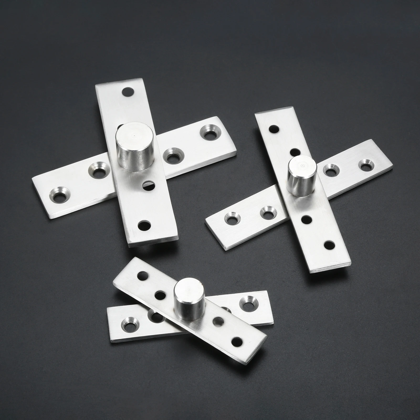 Door Pivot Rotating Hinge Stainless Steel Up Down Shaft 360 Degree Rotation Hidden Door Heavy Duty Grind Core 73/95/98mm Solid