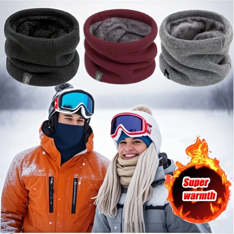 Winter Neck Warmer Gaiters for Men Women Fleece Ski Accessories