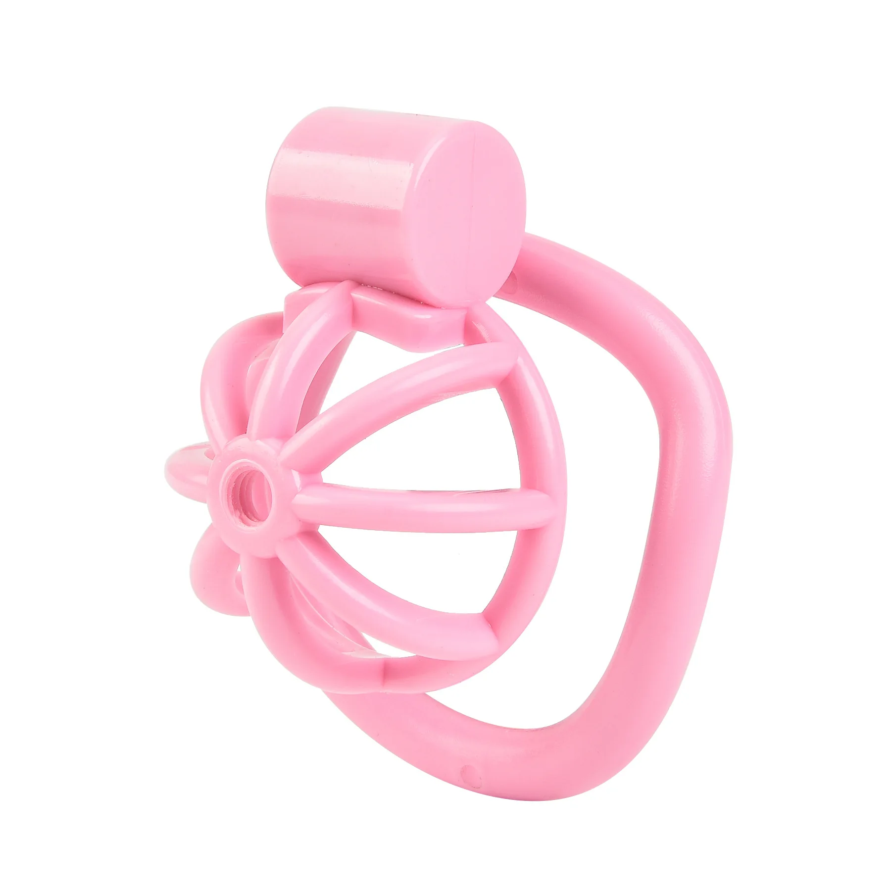 Pink Male Penis Chastity Cage Set Small Bird Chastity Belt 5 Size Cock Rings Metal Tube Penis Bondage Slave Man Sex Toy penis chastity cage chastity lock sex toy chastity cage accessory penis cock ring male female sex toy
