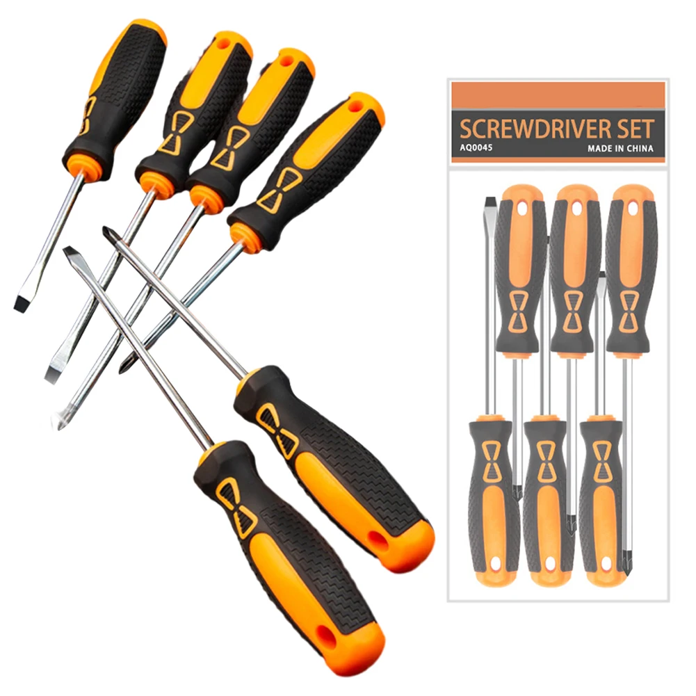 

Screwdriver Screwdriver Set 115mm 4inch/5 Inch/6 Inch Cross Screwdriver Magnetic Slotted Screwdriver Hand Tools