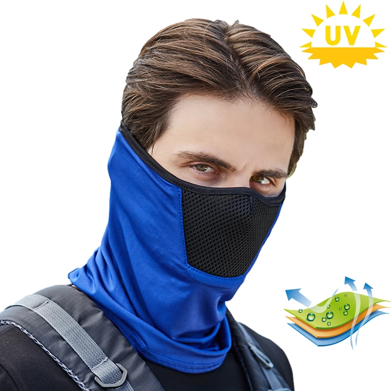 Bandana de secado rápido con protección UV para hombre, pañuelo para la  cabeza para correr, senderismo, correr, pasamontañas - AliExpress