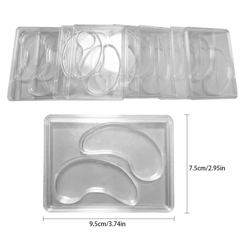Eye Patch Maker Eye Patch Maker Transparent DIY Eye Mold Reusable Patch Tray Molds Homemade Mould Transparent 12pcs / 24pcs