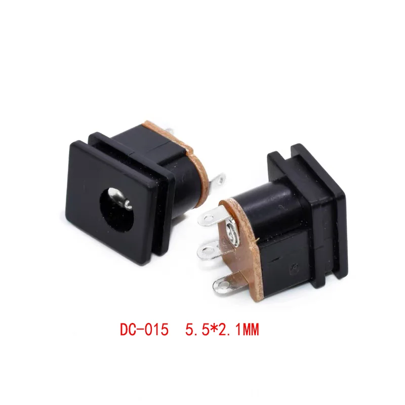 20Pcs DC-005/002/012/015/022/025M/099 암수 커넥터 5.5x2.1/2.5mm DC 전원 소켓 플러그 원형 구멍 커넥터