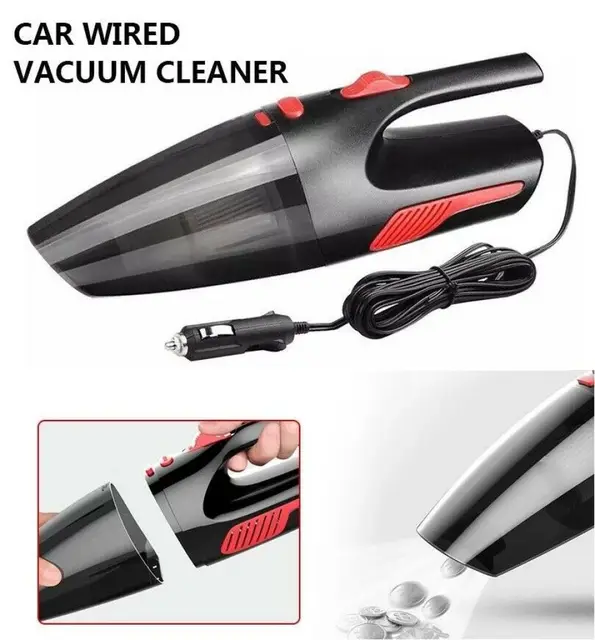 Starke Leistung Handheld 12V 120W Tragbare Auto Mini Wet Dry Duster Staubsauger  Auto Hause Dual-verwenden Staubsauger - AliExpress