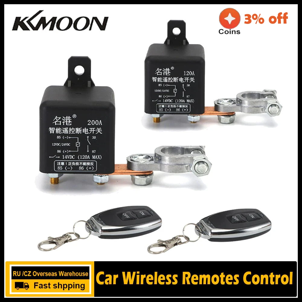 Remote Control Battery Disconnect Switch Wireless Remote Control