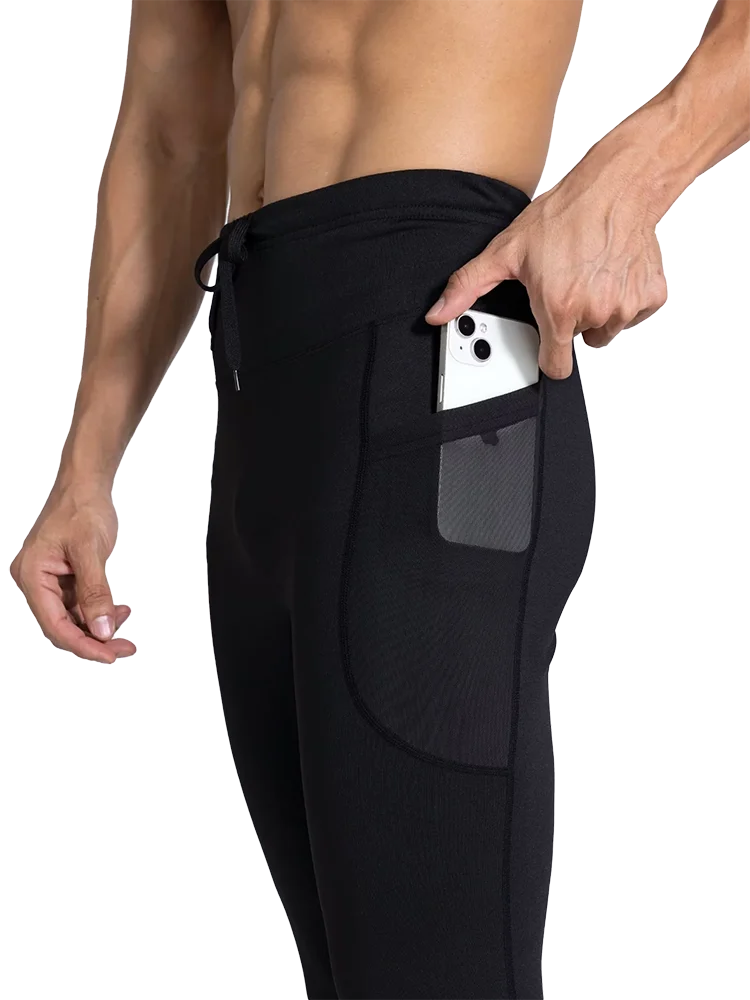 Men's Sport Pants Plus Velvet Marathon Training Athletic Tracksuits Workout Jogging Trousers Gym Fitness Running Pants