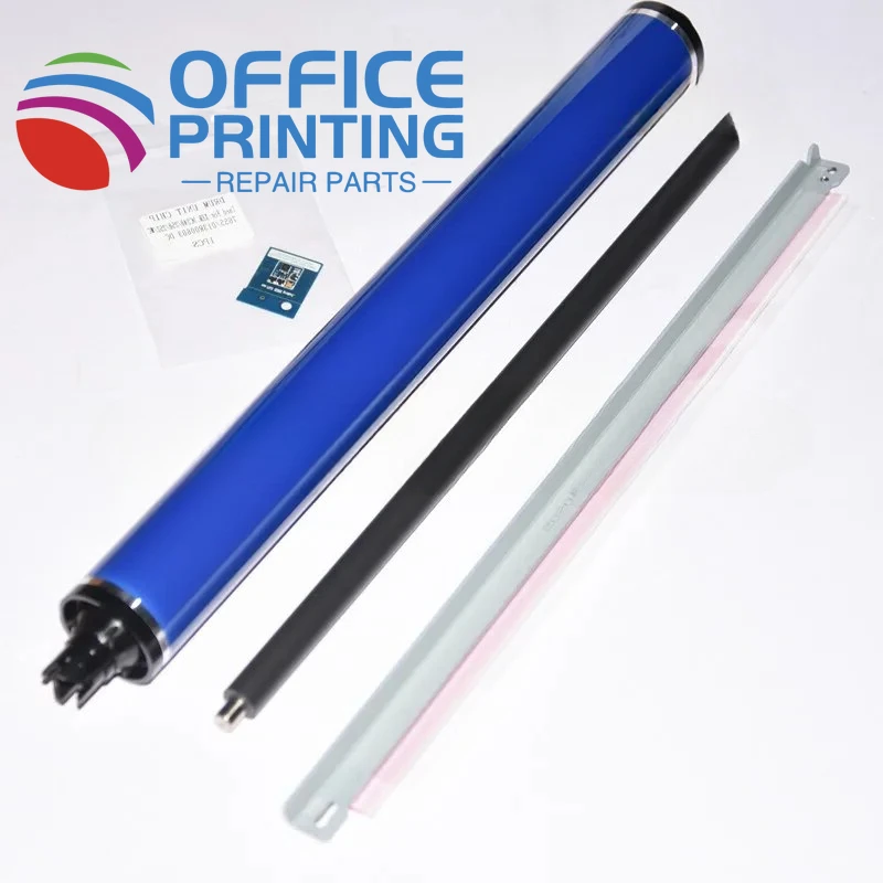 

1Set DC250 Color Drum Chip+Cleaning Blade+OPC Drum+PCR Charge Roller for Xerox 240 242 250 252 DC 260 WorkCentre 7655 7665 7675