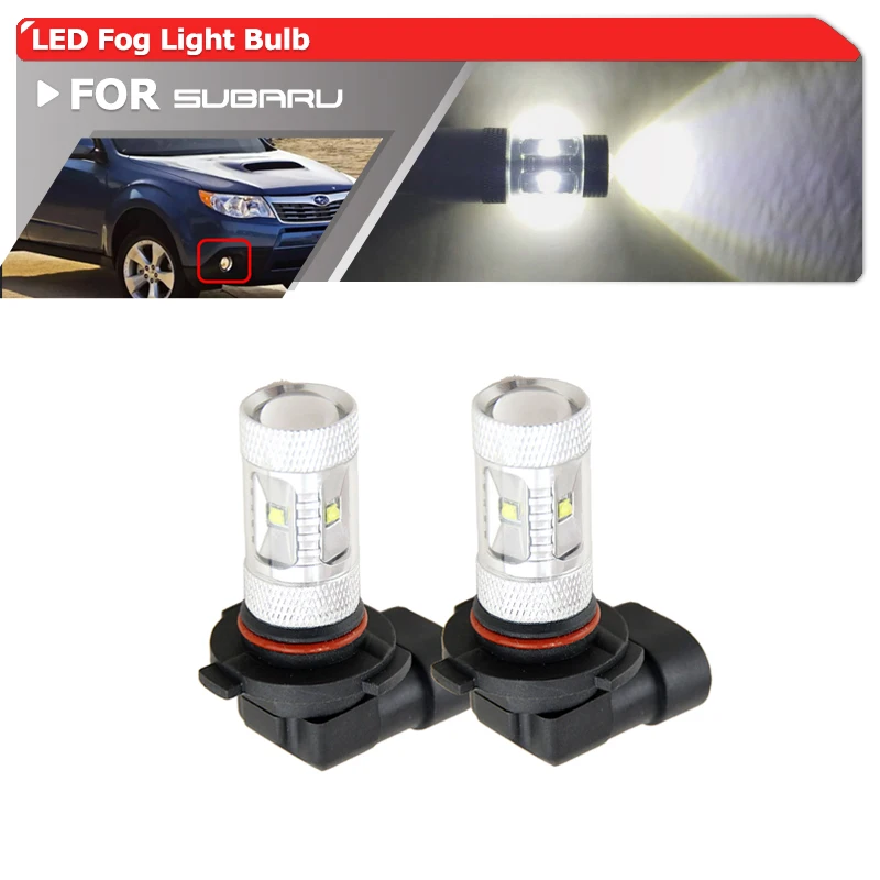 Bombillas Led blancas de xenón de 6500K para coche, luz de conducción antiniebla bombillas de repuesto para Subaru Forester Impreza Outback Baja|Lámpara de señalización| - AliExpress
