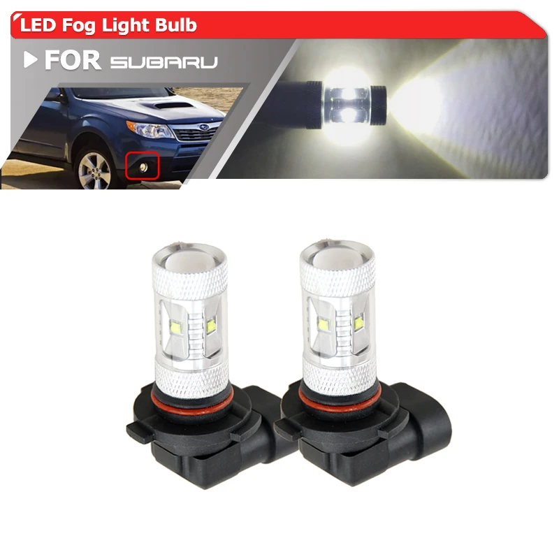 Bombillas Led blancas de xenón de 6500K para coche, luz de conducción antiniebla bombillas de repuesto para Subaru Forester Impreza Outback Baja|Lámpara de señalización| - AliExpress