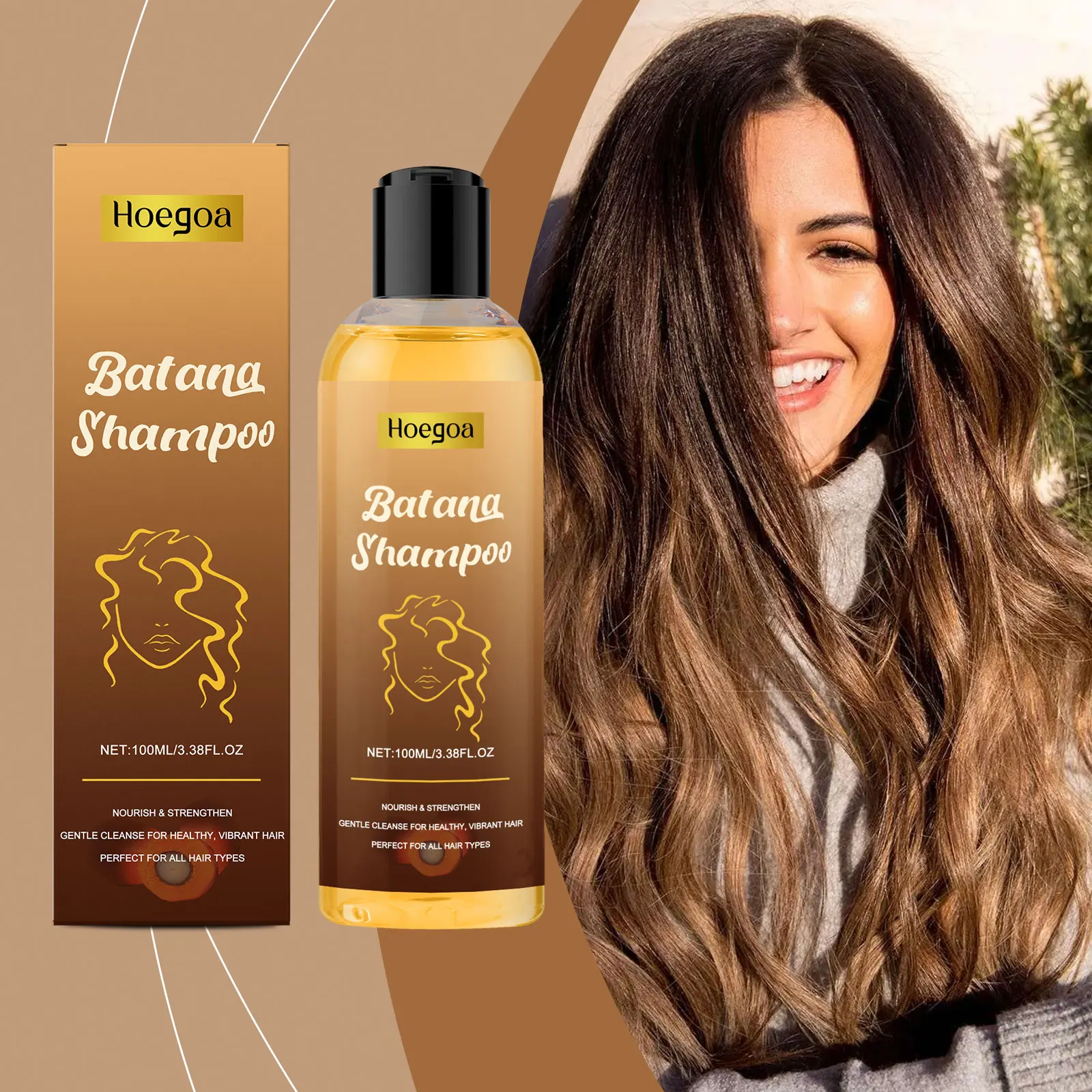 Batana Hair Care Shampoo - Gentle Nourishing Shampoo for All-Hair Scalp Cleansing, Softening & Refreshing Care