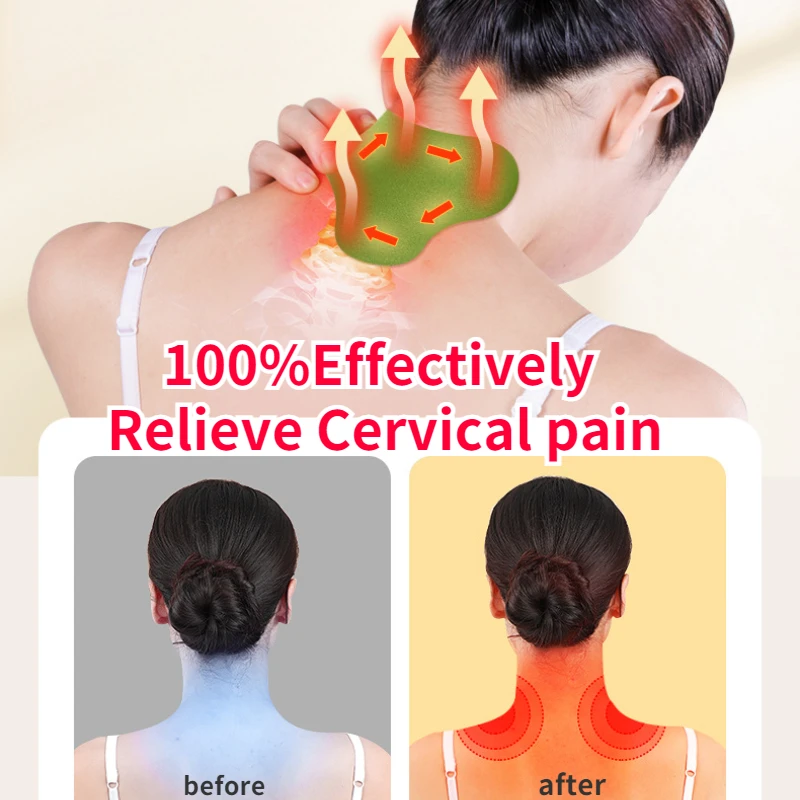 

12/24pcs Effectively Relieve Cervical pain Wormwood Medical Plaster Fever for 12 hours Neck Patches Stickers health sleep well