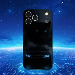Sporty Black Soft Silicone Cool Car Phone Case - iPhone 17 Air (Z1)