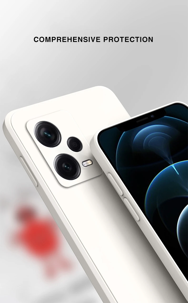 Neue Silikonhülle für Xiaomi Redmi Note 12 13 Pro Plus 5G Global Softs Redmi Note 12 12s 12c 13c 4G Rückseite – Detail 6