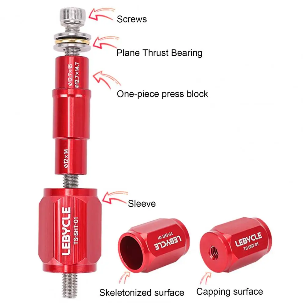 

Rear Shock Repair Tool Sturdy Bright Color High Strength for Bike Shock Absorber Bushing Tool Bushing Removal Tool