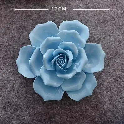 Creative Ceramic Flowers Peony Flowers And Cherry Blossoms Decorative Arts And Crafts Wall Decorations Home Decor