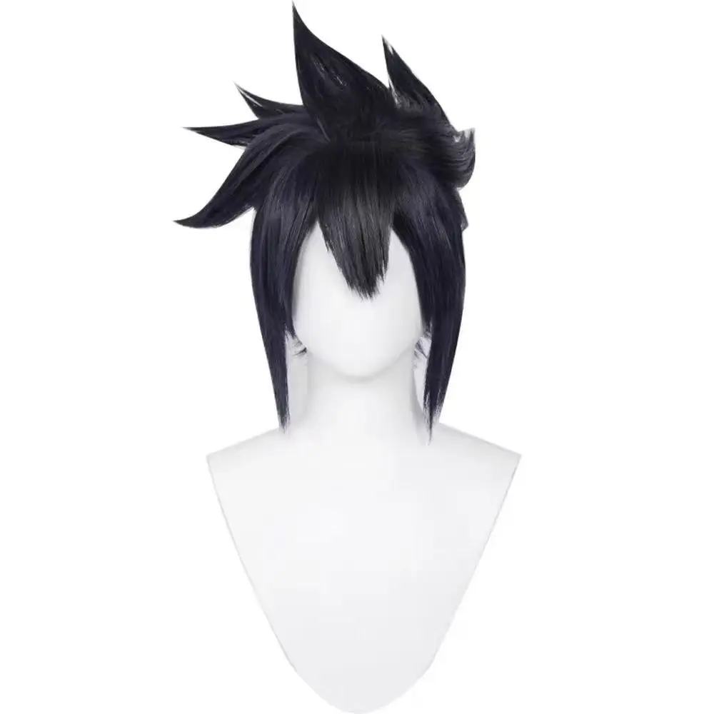 Sasuke Uchiha Cosplay Wig Short Black Spiky Hair